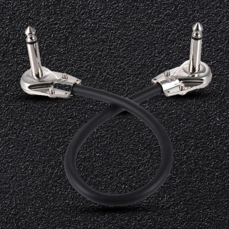 3Pcs Electric Guitar Cable Pedalboard Instrument Cable Pedal Board Patches Cable for Guitar and Other Instruments