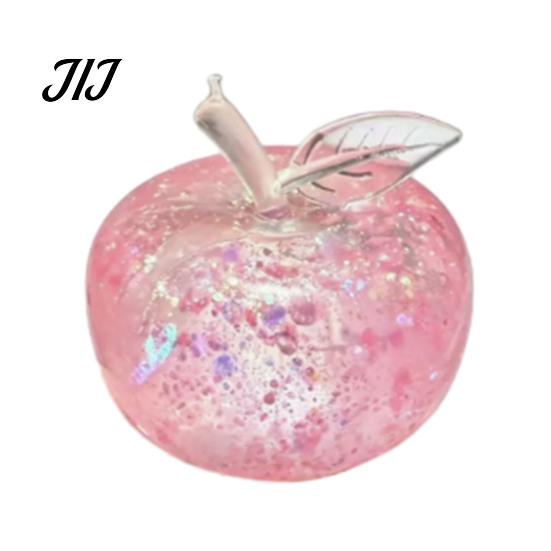 Flexible Anti Anxiety Toy Fruit Squeeze Sensory Toy, Christmas Shaped Soft Slow Rise Fidget Desktop Cute Novelty Stress Relief for Adults Kids Rubber