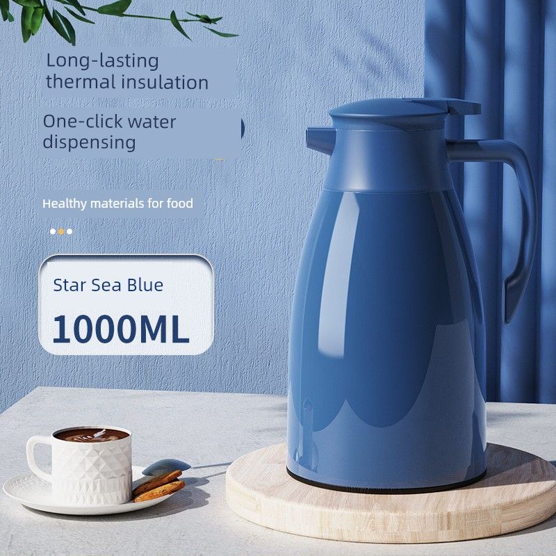 New Style Thermos Kettle for Office Workers, Large Capacity Thermos Cup, Coffee Pot, Large Hot Water Bottle for Dormitory, Teapot, Warm Water Kettle