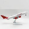 Miniature Plane India Airways 30cm Airplane B747 1:240 Scale Resin Aviation Model With Landing Gear Model Aircraft Decorative