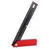 Carpenter   Ruler   300mm Aluminum Alloy Framing 90 Degree Right Angle Measurement   Marking Accurate Multifunctional