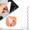 Ensemble de 4/6 Pièces Peignes Décoration Gâteau Acrylique Lisseur Crème au Beurre Outils Grattoir Fondant Fournitures Décoration Glaçage 10283