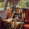 Bookworm Reading Quotes Blanketcustomize Your Name Lightweight Comfortable And Stylish Blanket For Travel Bed Home Chair Office Sofa And Camping All