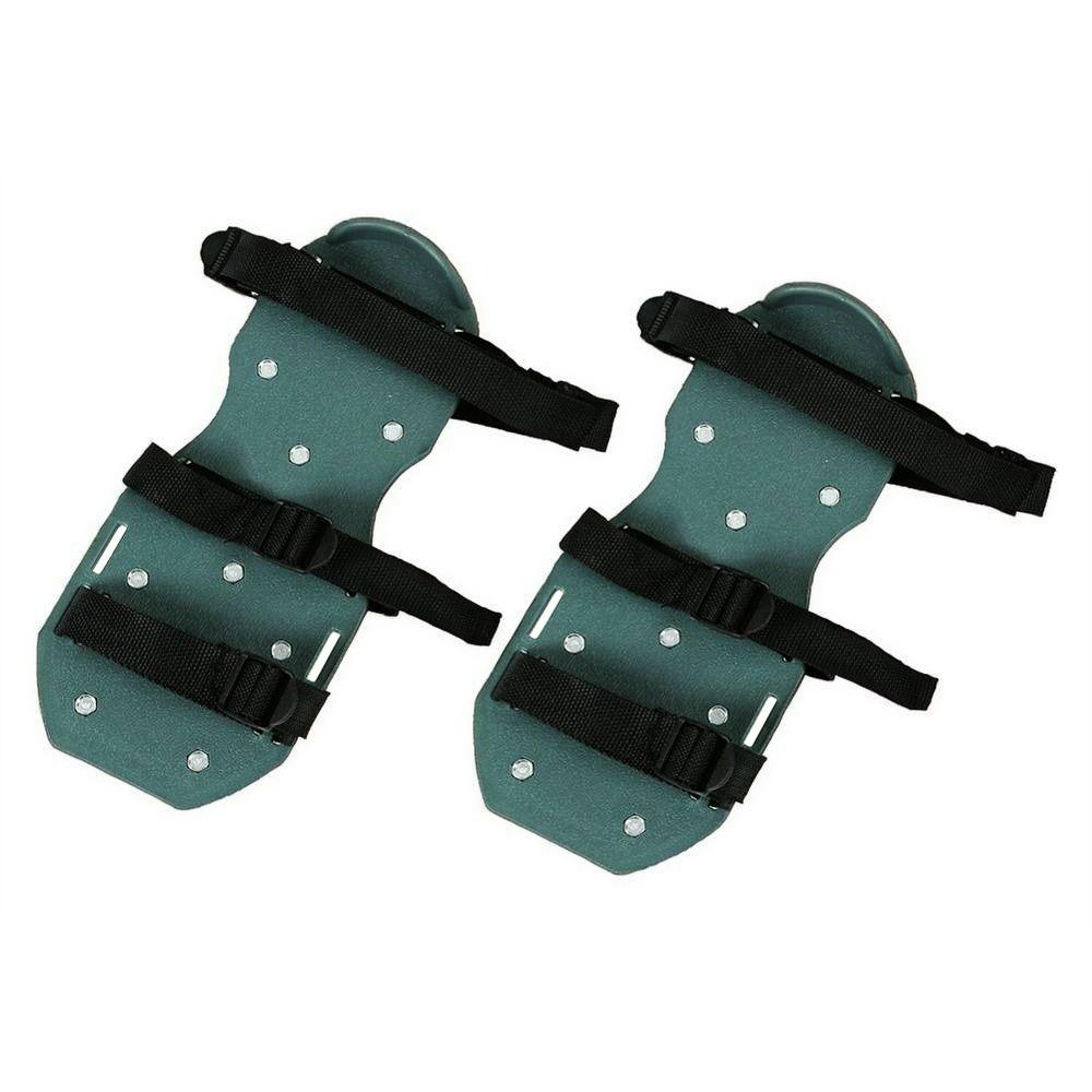 

Durable Plastic Base Lawn Aerator Sandals 3/4 Straps Adjustable Straps Soil Loosening Aerator One Size Fits Most Spike Sandals