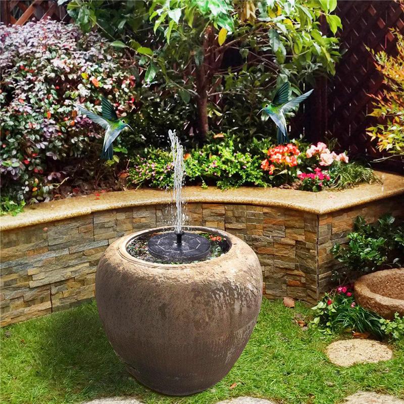 Led Solar Fountain Pump 3.5W 5V Portable Floating Solar Powered Fountain Pump