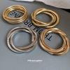 European and American Metal Winding Thread Vortex Bracelet European and American Personality Cold Wind Bracelet Light Luxury High Sense Hand Jewelry