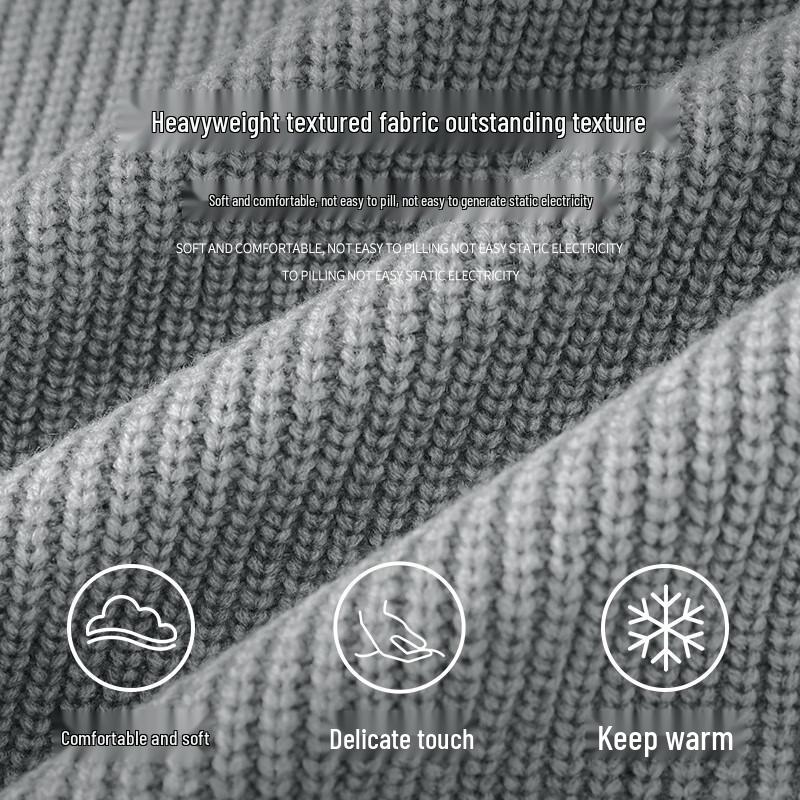 JEEP SPIRIT Men's V-Neck Zipper Knit Cardigan