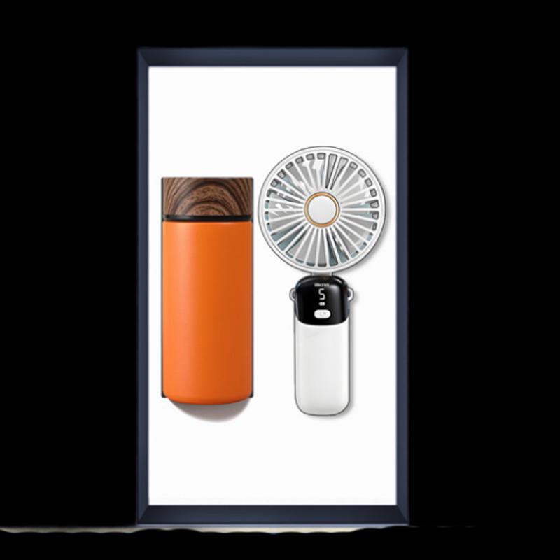 Handheld Fan & Smart Thermos Gift Set