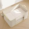 Large Capacity Striped Visible Storage Bag Non-Woven Fabric Quilt Storage Box  Quilt Storage