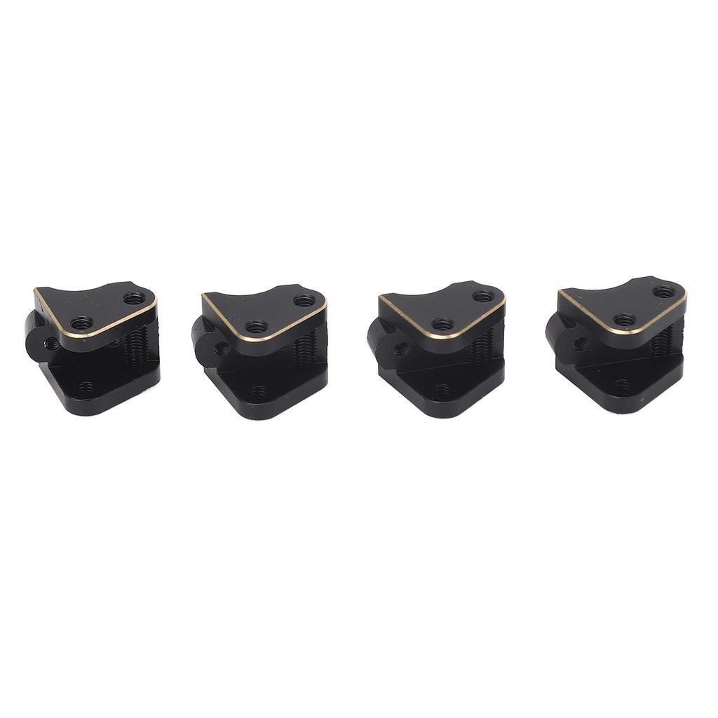 4pcs RC Crawler Link Mount Black Coating Increase Front Rear Axle Weights Brass Axle Link Rod Mount 