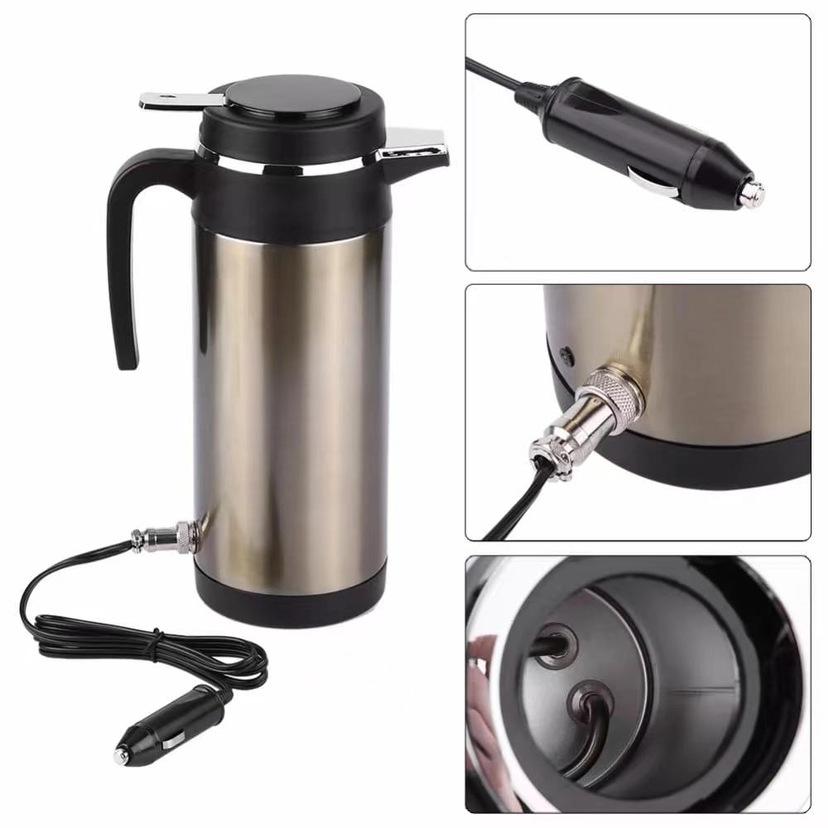 Large Capacity Car Electric Travel Thermos 12V/24V for Truck Drivers