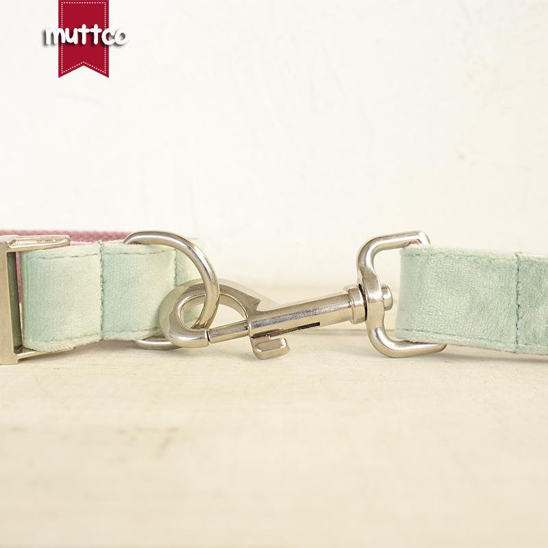 MUTTCO Thick Fleece Dog Collar & Leash Set UDC-109