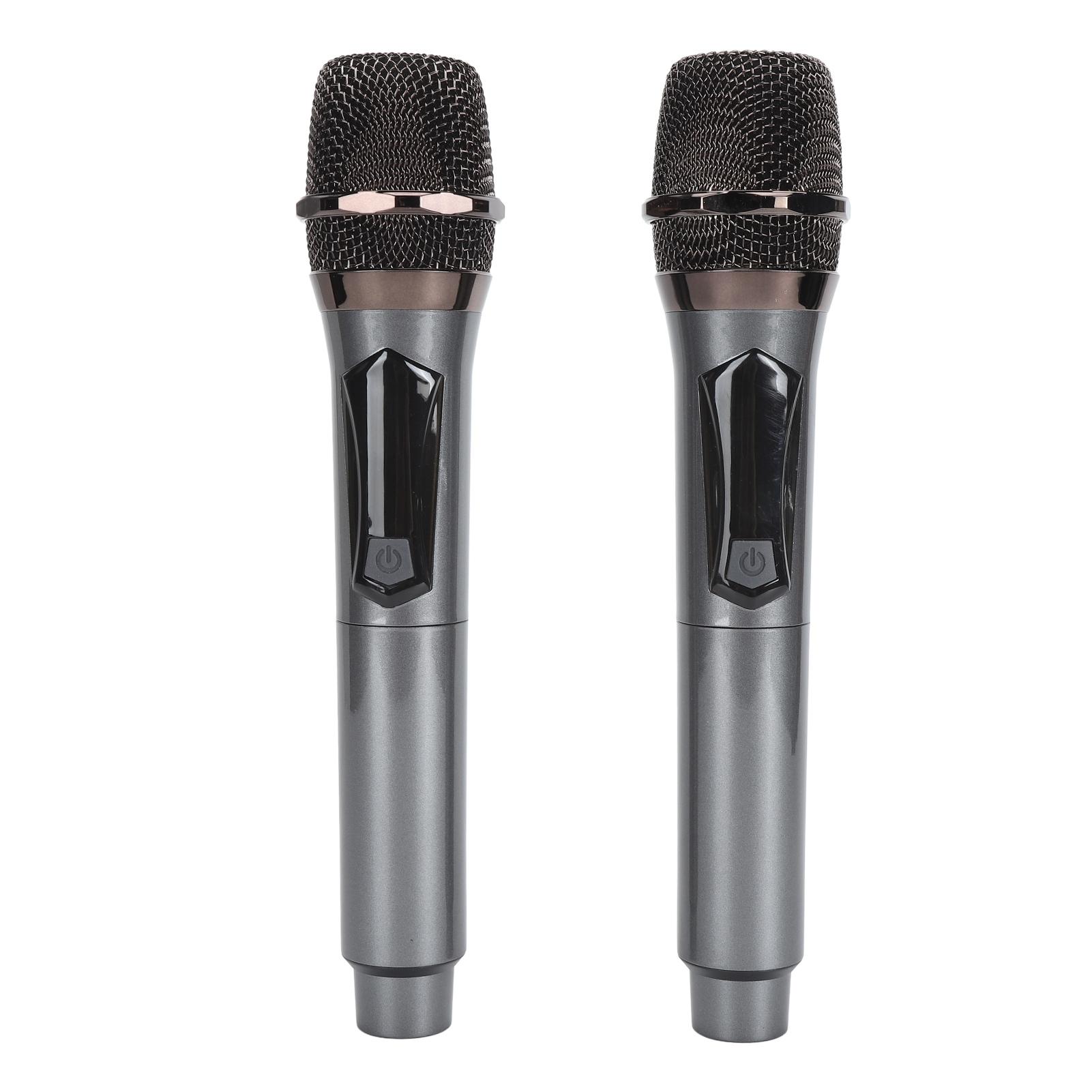 

2шт беспроводной микрофон динамический беспроводной микрофон светодиодный дисплей ручной микрофон для домашнего KTV