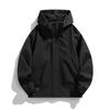Spring American Contrasting Hooded Jacket for Men and Women Couples Trendy Versatile Jacket Windproof Waterproof Jacket for Men