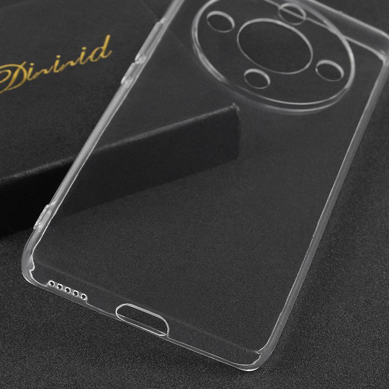 For Honor X9b 5G/Magic6 Lite 5G Case Anti-scratch Clear TPU Phone Cover (Precise Rear Lens Cutout)