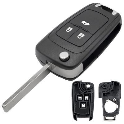2 Knoppen/3 Knoppen Autosleutelzakje Case Shell Flip Vouwen Fit Voor Opel Vauxhall Astra Insignia Vectra Corsa zafira