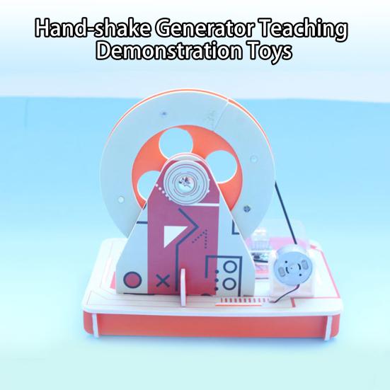 

1 Set Teaching Equipment Toys Problem-solving Ability Inspire Curiosity KT Board Funny Hand-shake Generator Kid Physical Kids