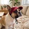 Sun Protection Dog Sun Hat with Ear Holes Pet Visor Hat Handsome Summer Cat Cap  Outdoor Sports