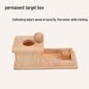 Montessori Wooden Toddler Learning & Sensory Building Blocks Box