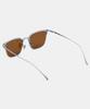 Maeteupeojeu Mp-10 Titanium Brown Sunglass Silver
