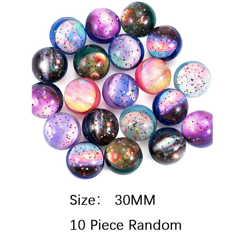 

10PCS High Bouncing Rubber Balls 30MM For Solar System Planets Space Themed Party Favors Birthday Gifts Classroom Prizes Kids