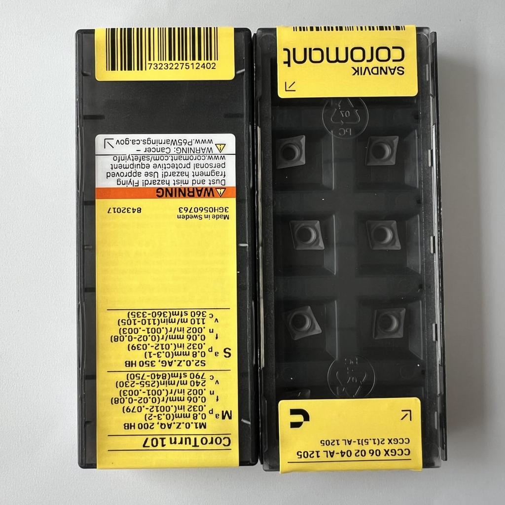SANDVIK / CCGX060204-AL 1205 / Original Swedish hard alloy blade 10 Pcs