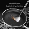 KOBACH 32cm 316L Stainless Steel Non-stick Honeycomb Wok