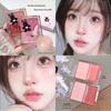 Cappuvini Velvet Rabbit Water Light Blush Palette - Natural No-Makeup Look for Students