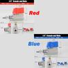 1PCS  Brass Mini Ball Valve 1/8" 1/4" 3/8" 1/2" Male-Male/Female-Male/Female-Female Air Compressor Water Gas Oil Shut Off Valve