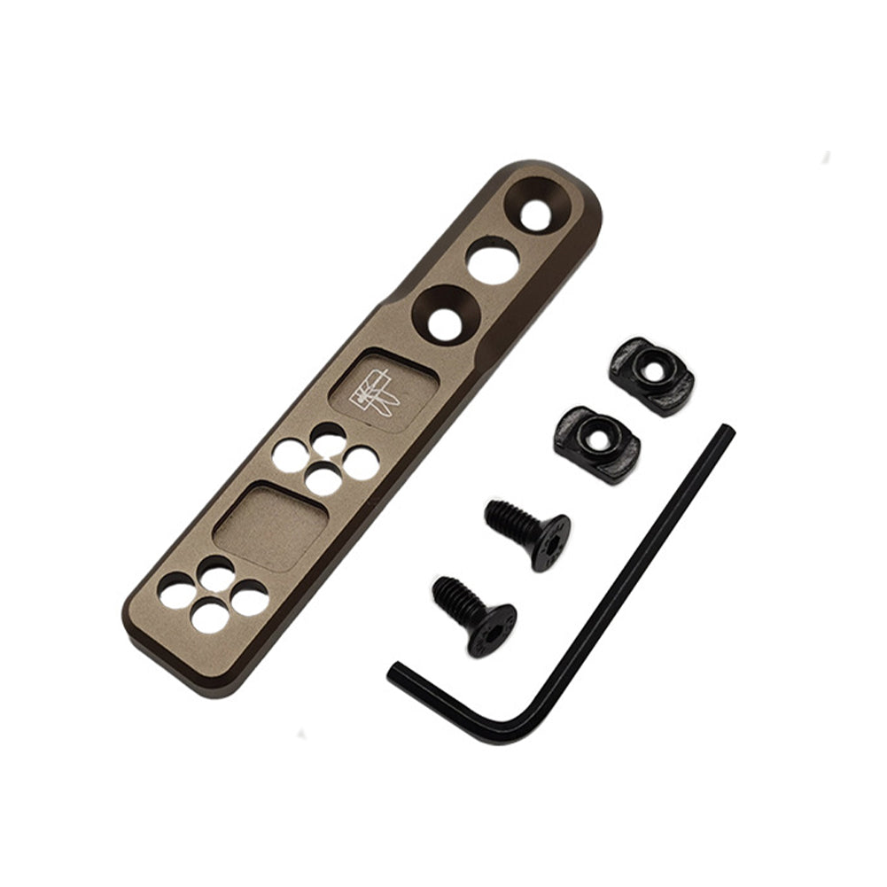 M300/M600 Support 45° Side Guide MLOK/KEYMOD Fishbone Increasing Guide Flashlight Clamp Horse for Margaap Kam Ming