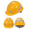Reflective Safety Hard Hat With Adjustable Strap For Construction Workers And Night Cyclists Practical ABS Plastic