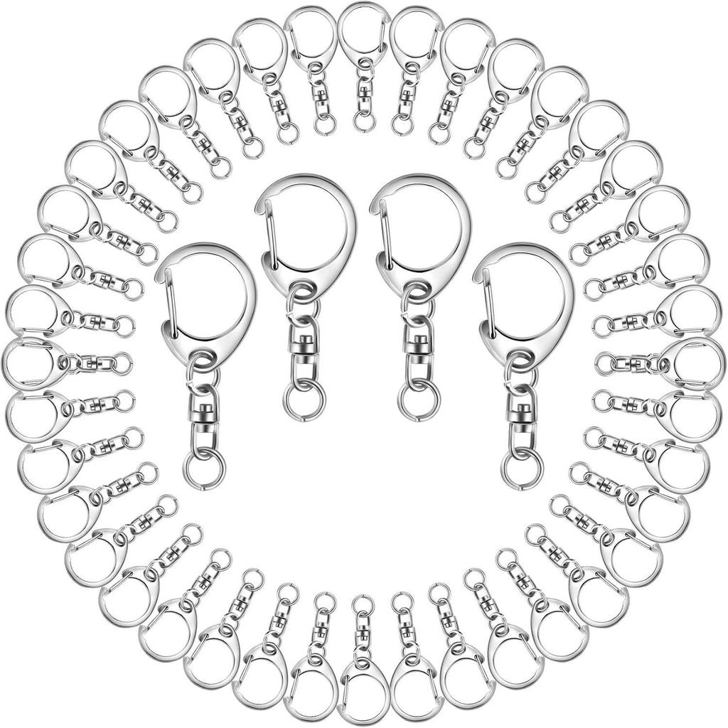 Zinc Alloy Car Keychain with Dog D-Ring and 8-Shape Rotating Buckle.