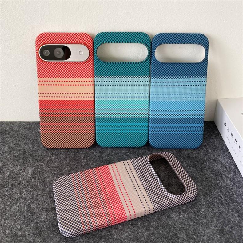 Google Pixel 9/8 Pro Magnetic Charging Kevlar Pattern Drop-Proof Case