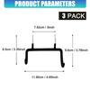 3Pcs Metal Pegboard Tool Holders For Drills And Hand Power Tools Storage Garage Workshop Tool Organizing Holder