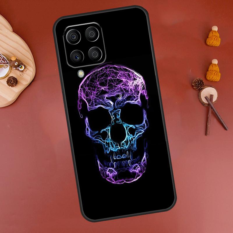 Cool Spooky Skull Face Case For Samsung Galaxy M33 M21 M31 M16 M36 M56 M53 M13 M12 M32 M52 M15 M55 M14 M35 M34 M54