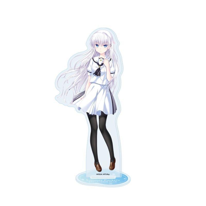 A3 Summer Pockets REFLECTION BLUE Shiroha Naruse Official Art Acrylic Stand Anime Character Figure Desktop Decoration 150x150mm