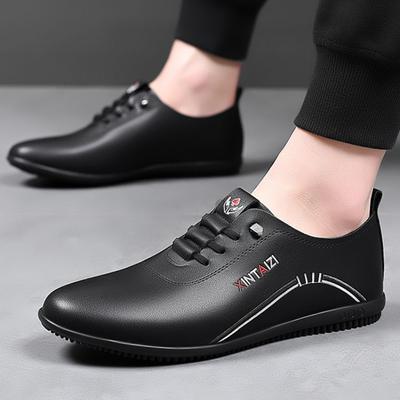 Weiche Herrenlederschuhe Four Seasons New Business Fashion Leichte flache Schuhe Outdoor Street Walking Sport Freizeitschuhe