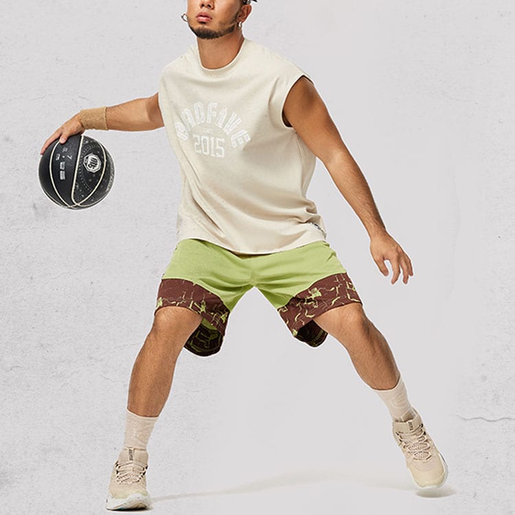 Li Ning Tank Top Men's Oat Gray AVSU501-3