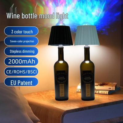 Starry Sky Wine Bottle Table Lamp: Creative Night Light for Ambiance In Bedrooms and Bars