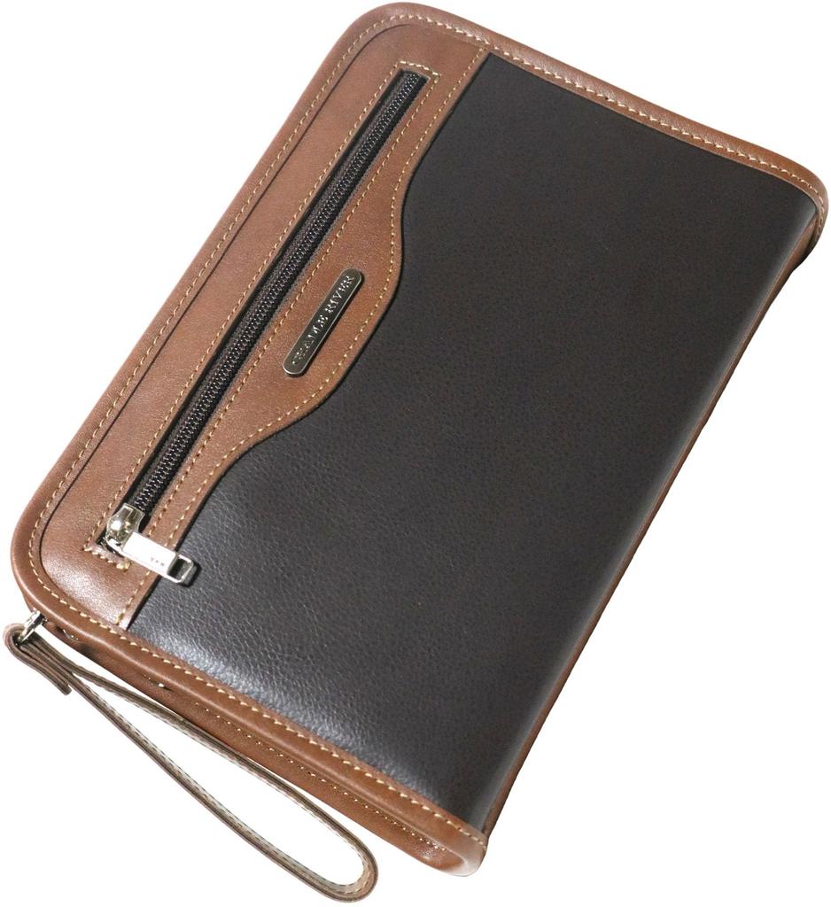Brown Second Bag Clutch Bag Handheld Bag Horizontal Free Standing A5 Small Small Small Large Large Handbag YKK Made in Japan Commuting to School or