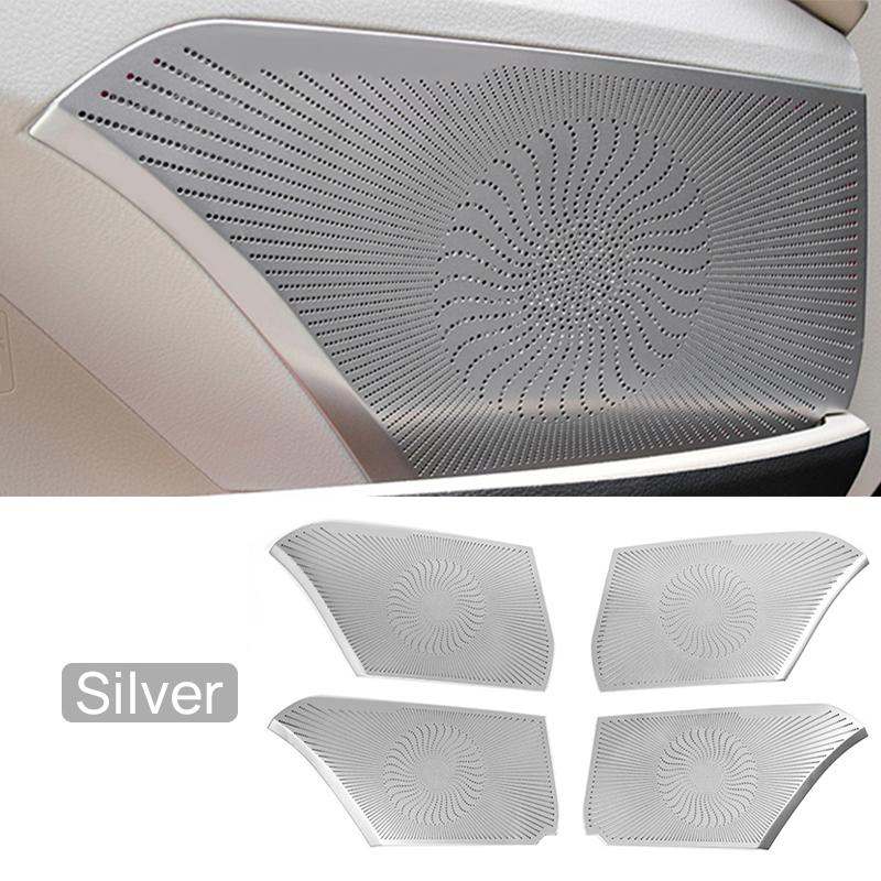 For Toyota Camry 70 XV70 2018~2025 Hybrid Car Left Right Door Audio Stereo Speaker sequins Decorative Cover Interior Accessories