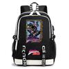 Anime JoJo Print Lightweight Student Backpack Casual Daypack for Teen Kids Junior School Bag