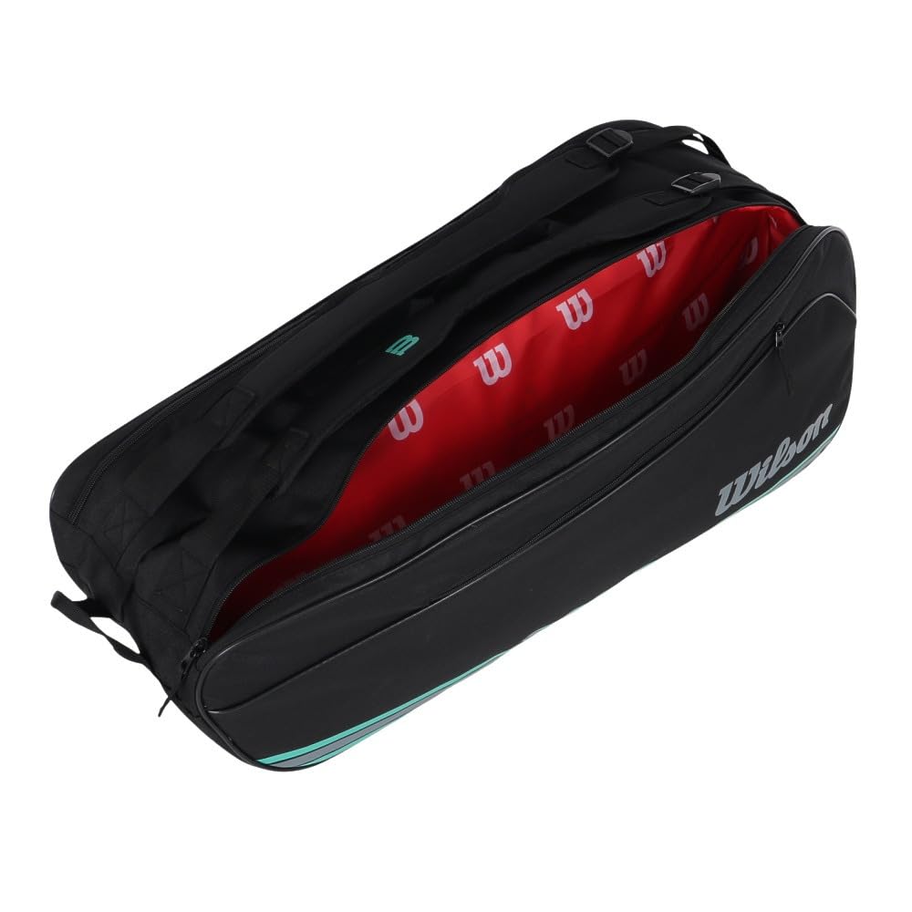 Wilson TEAM J 6PK BLACK Tennis Bag/Case (WR8050001001)