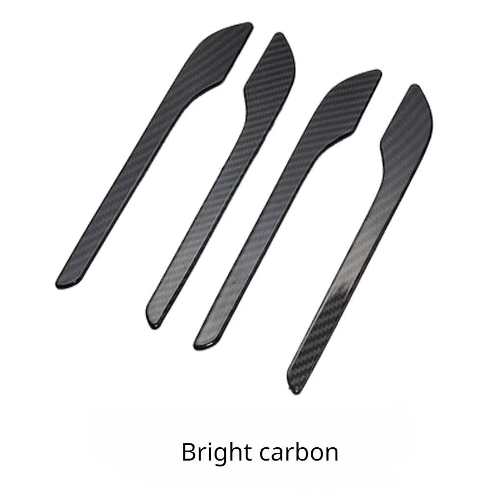 Car Door Handle Sticker For Tesla Model 3/3+ Model Y Juniper Door Protector Wrap Cover Paste ABS Modification Accessories 4PCS