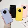 Simple Candy Color Silicone Cover For Huawei Y9A 2020 Case FRL-22 FRL-23 HuaweiY9a Mobile Phone Case on Huawei Y9A Y 9A Soft Bag