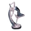 Statue de Danseuse Élégante Ballerine Statuette Artisanale Décoration d'Intérieur pour Salon Chambre à Coucher Armoire à Vin Bureau TV