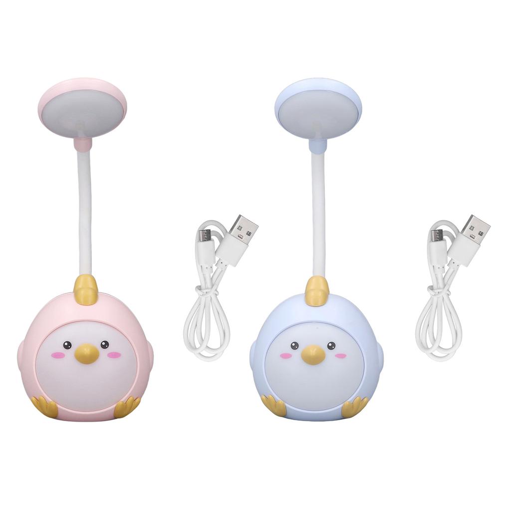 Cute LED Desk Lamp for Student 360 Degree Adjustment USB Charging Soft Light Table Lamp Night Lamp f