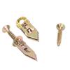 40pcs Upgraded Drywall Anchors Zinc Plated Steel Screw Anchor Metal Anchors  Wall Hanging