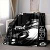 1Pc Darkness Light Confrontation Flannel Blanket, Soft And Comfortable, Casual Warm, Camping Travel, Christmas, Halloween Xmas Gift Y1939