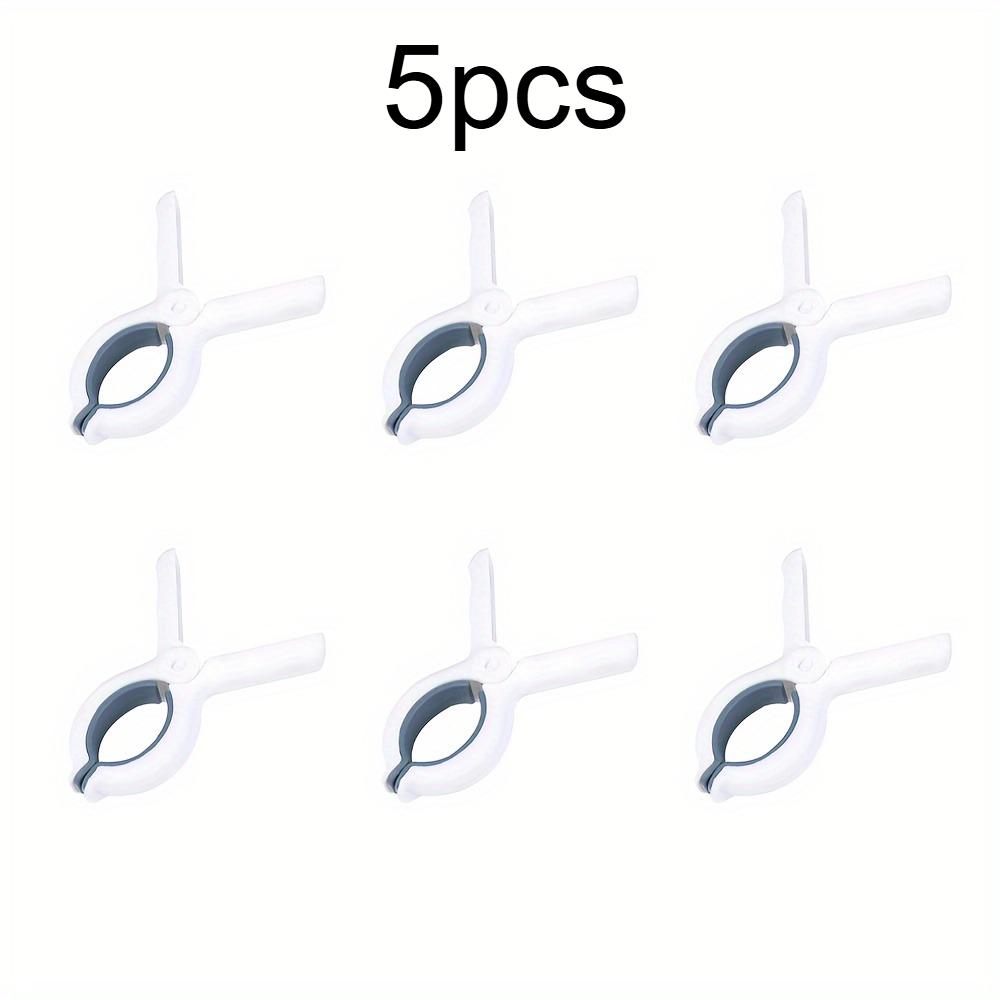5pcs Windproof Large Clothes Pegs, Non-slip Seamless Laundry Clips Heavy Duty Quilt Blanket Fixed Clips,Plastic Clothes Pins